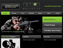 Tablet Screenshot of nimoh-ballistics.com